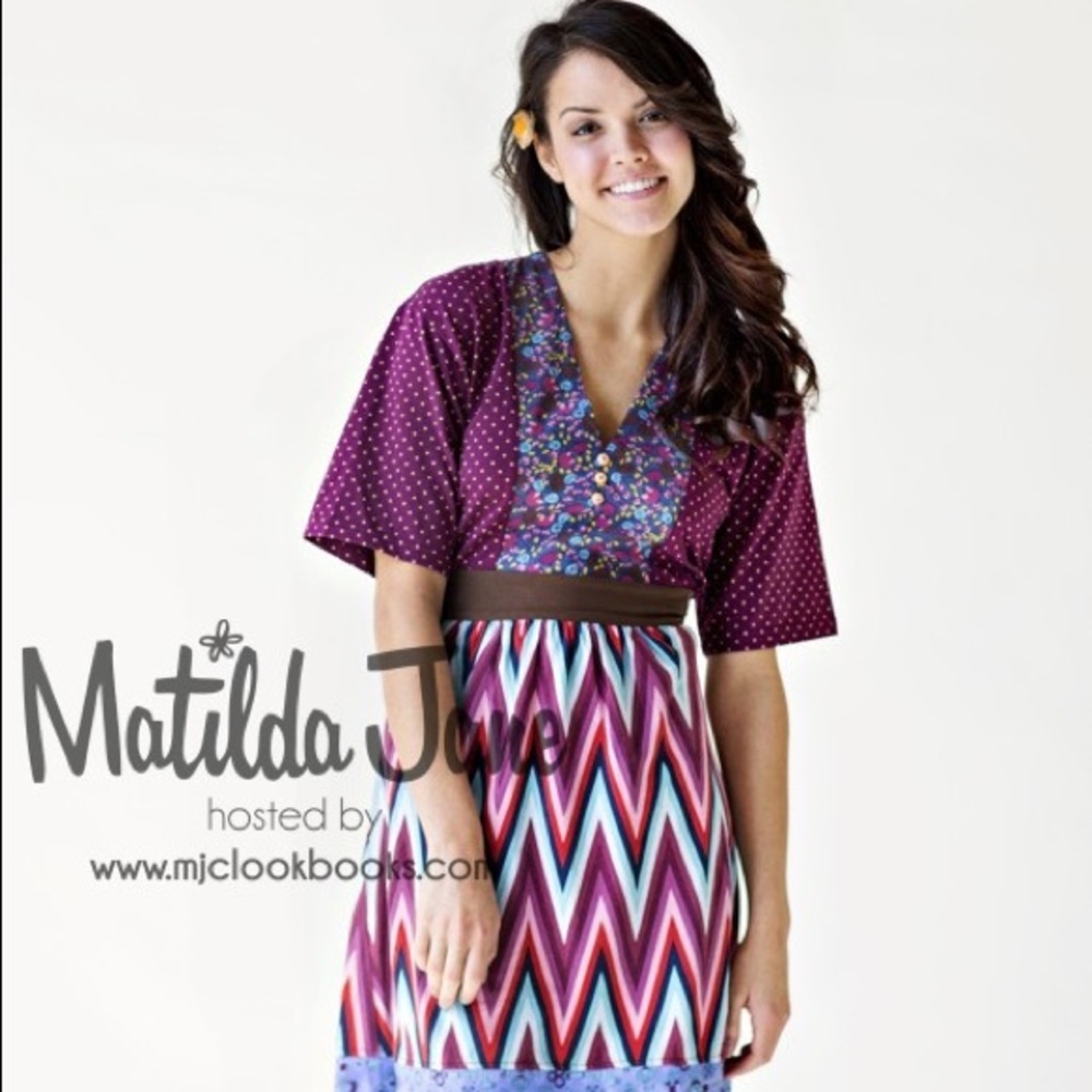 Matilda Jane PBN Collage Kimono Dress